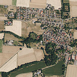 Die Lage von Obermühle im Orthofoto