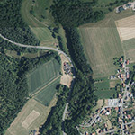 Die Lage von Unternühle im Orthofoto