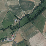 Die Lage von Gehren im Orthofoto