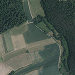 Die Lage von Vahlhausen im Orthofoto