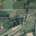 Die Lage von Trappenberg im Orthofoto