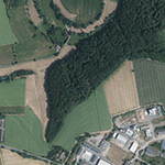 Die Lage von Wilckfeld im Orthofoto