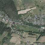 Die Lage von Obermühle im Orthofoto