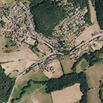 Die Lage von Unterster Hammer im Orthofoto