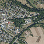 Die Lage von Tiefenbach im Orthofoto