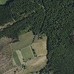 Die Lage von Karlsburg im Orthofoto