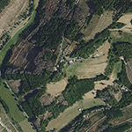 Die Lage von Burghelle im Orthofoto