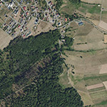 Die Lage von Dörken im Orthofoto
