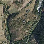 Die Lage von Steinroth im Orthofoto
