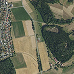 Die Lage von Weisses Haus im Orthofoto