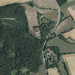 Die Lage von Rainbergsiedlung im Orthofoto