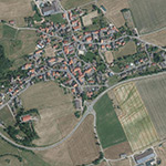 Die Lage von Meierhof im Orthofoto
