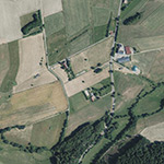 Die Lage von Frieden im Orthofoto