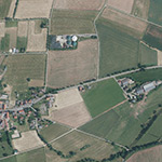 Die Lage von Lethe im Orthofoto