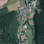 Die Lage von Orpethal im Orthofoto