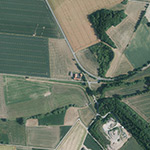 Die Lage von Teichmühle im Orthofoto