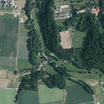 Die Lage von Trotzmühle im Orthofoto