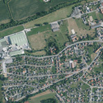 Die Lage von Kupfermühle im Orthofoto