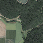 Die Lage von Grundmühle im Orthofoto