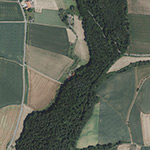 Die Lage von Obermühle im Orthofoto