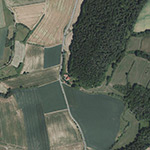 Die Lage von Untermühle im Orthofoto