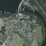 Die Lage von Edersee im Orthofoto