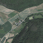 Die Lage von Emdenau im Orthofoto