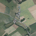 Die Lage von Hofacker im Orthofoto