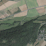 Die Lage von Althoffs Mühle im Orthofoto