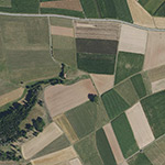Die Lage von Hermannsgrube im Orthofoto