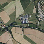 Die Lage von Birkenhof im Orthofoto
