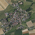 Die Lage von Alartshausen im Orthofoto