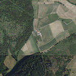 Die Lage von Mengershof im Orthofoto