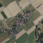 Die Lage von Hemmenhausen im Orthofoto