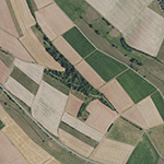 Die Lage von Frondorf im Orthofoto