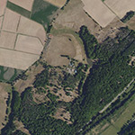 Die Lage von Hermannsholz im Orthofoto