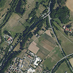 Die Lage von Walkemühle im Orthofoto