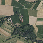 Die Lage von Zechenhaus im Orthofoto