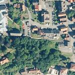 Die Lage von Frankenberg, Augustinerinnenhaus im Orthofoto
