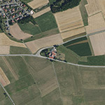 Die Lage von Altefeld im Orthofoto