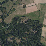 Die Lage von Guntershausen im Orthofoto
