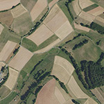 Die Lage von Wenlingen im Orthofoto