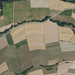 Die Lage von Burghardshausen im Orthofoto