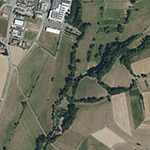 Die Lage von Steinbrücker Mühle im Orthofoto