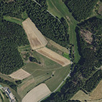 Die Lage von Oberschweinfe im Orthofoto