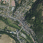 Die Lage von Hatzfeld (Eder), Stadt im Orthofoto