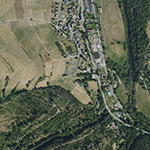 Die Lage von Niederhatzfeld im Orthofoto