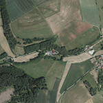 Die Lage von Klippmühle im Orthofoto