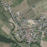 Die Lage von Hagen im Orthofoto