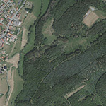 Die Lage von Auweshusen im Orthofoto